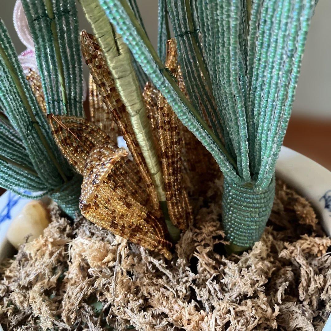 ビーズフラワー　シンピジューム