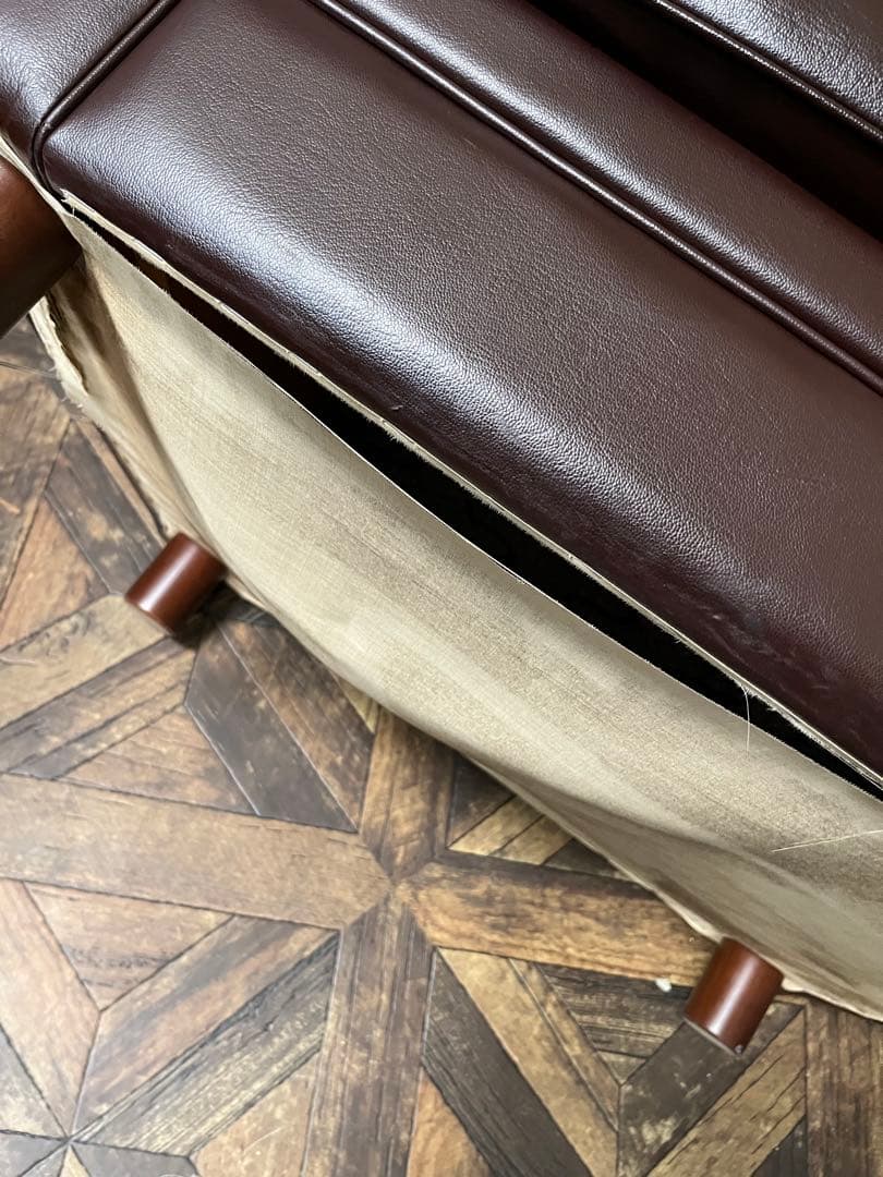 カリモク家具 シングル 1人掛けソファ アンティーク 昭和レトロ 応接