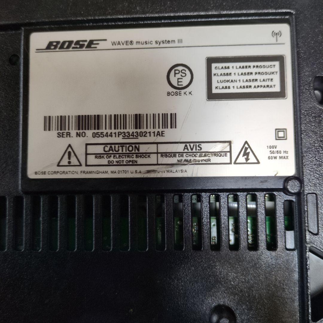 BOSE Wave Music System Ⅲ完動品美品ワイドFM純正各種付属