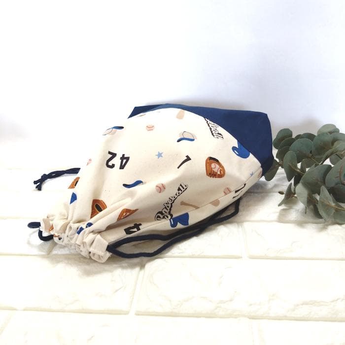 《通園通学セット》ベースボール　レッスンバッグ&上履き入れ&体操着袋＃n1853