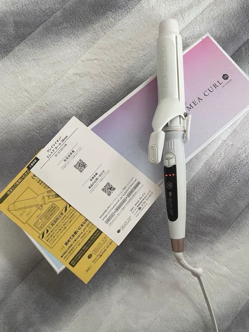 (値下げ交渉可能)【美品】ELEMEA CURL 38 カールヘアアイロン