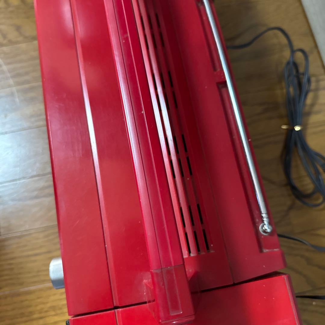 【ジャンク】AIWA CA-3レッドレトロラジカセ