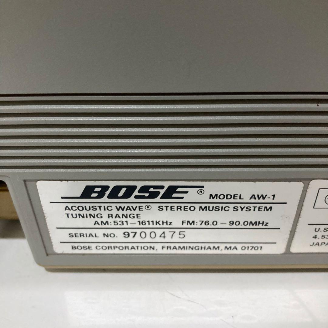 BOSE ボーズラジカセAW-1 専用ケースバッグ付き　ジャンク品