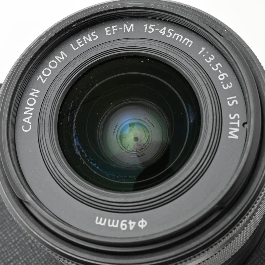 【美品】 Canon EOS M200 ブラック レンズキット