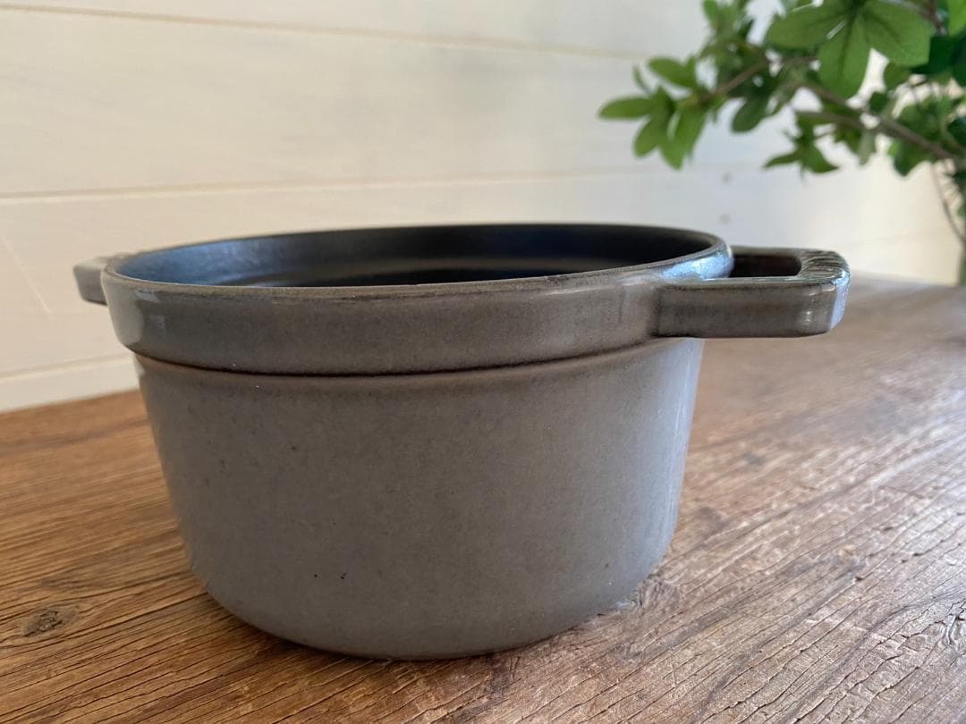 STAUB La Cocotte 14cm 両手鍋 ラウンド グレー