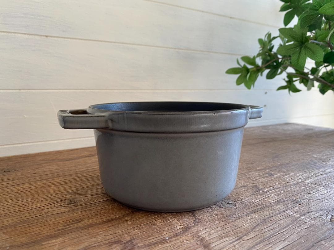 STAUB La Cocotte 14cm 両手鍋 ラウンド グレー
