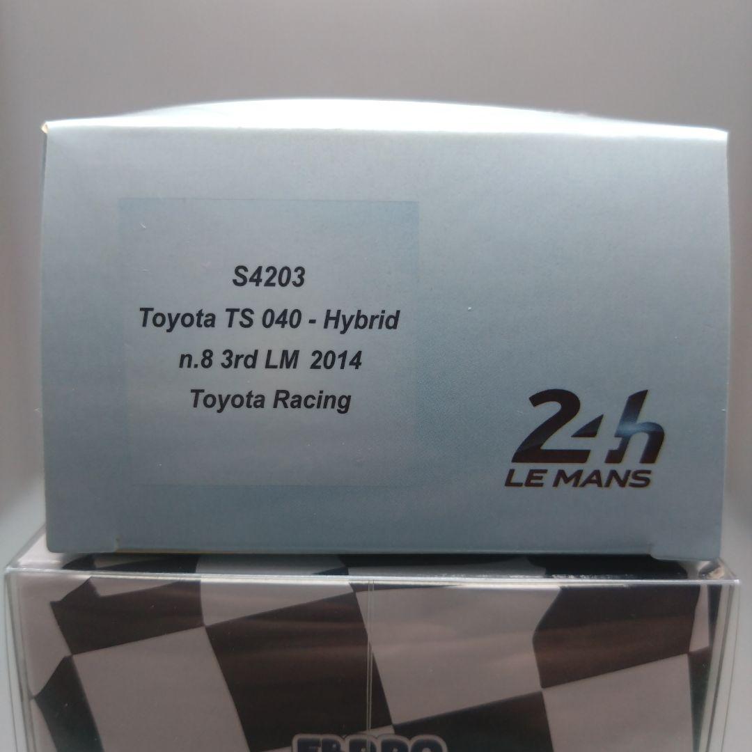 1/43スパーク トヨタ TS040 #8 3rd LM 2014