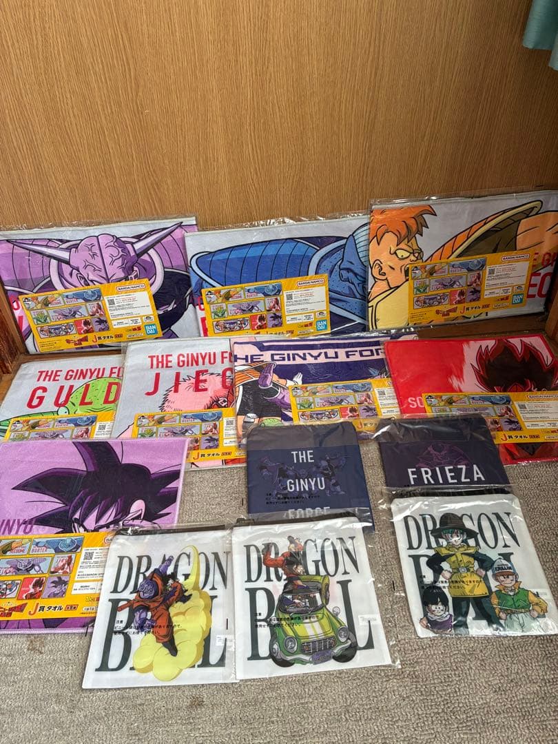 ドラゴンボール　一番くじ　ギニュー特戦隊　5体セット　箱、おまけ付き