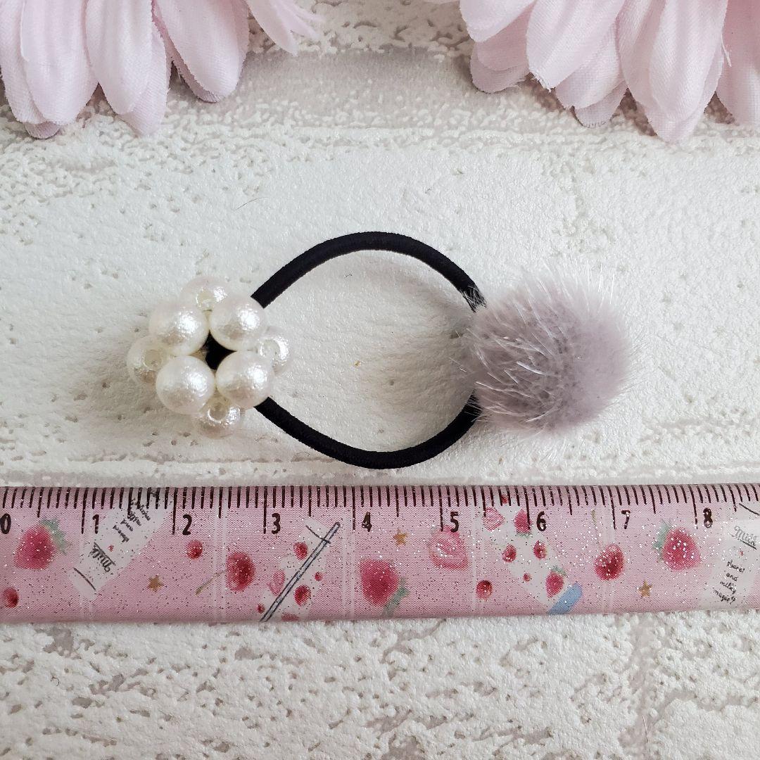 ୨୧ファーセットD-4୨୧ヘアゴム⑅ベビー&キッズ⑅ハンドメイド﻿⑅﻿