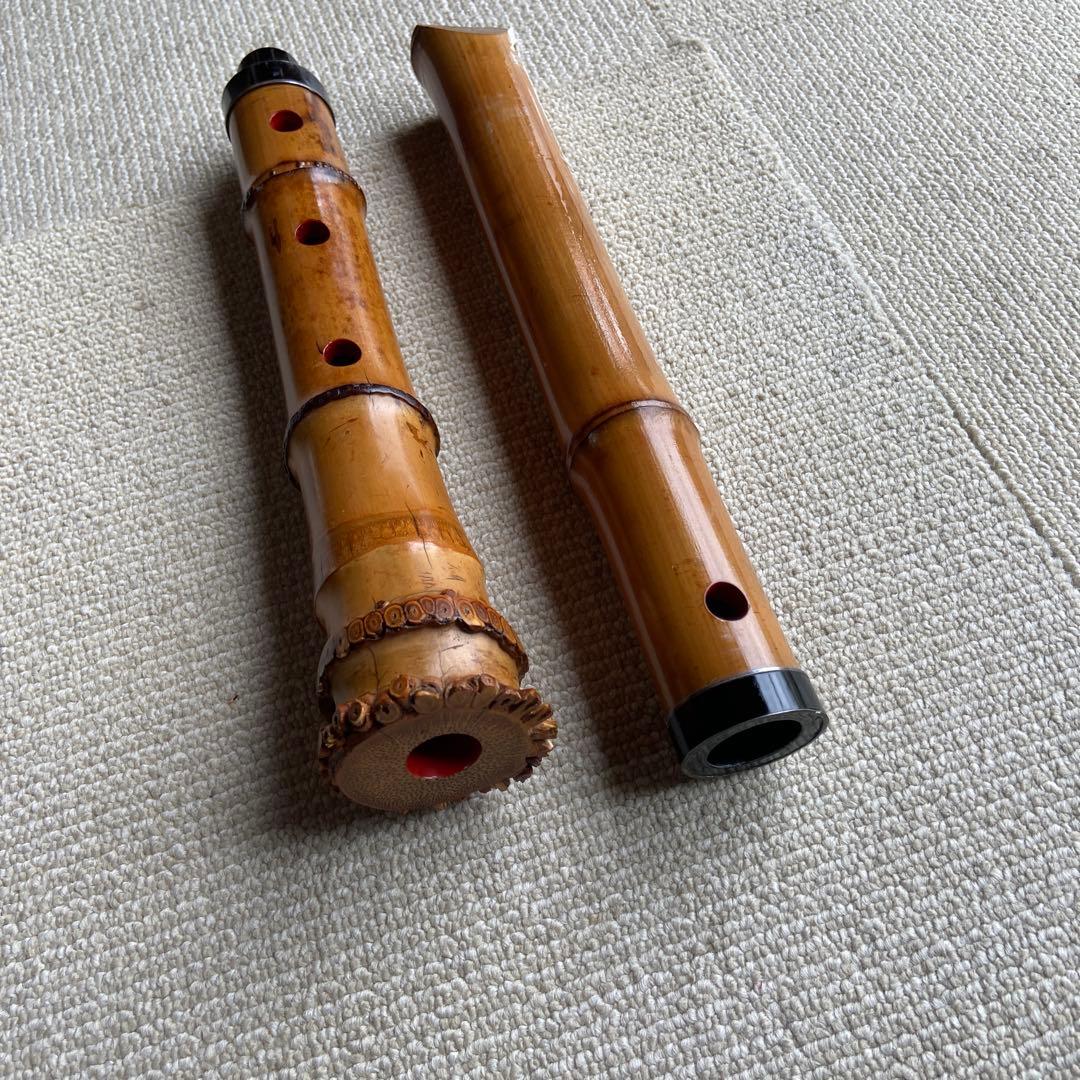 246尺八一尺八寸管　精華銘ニ印