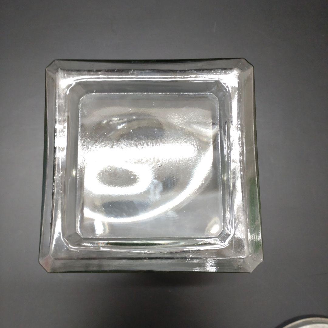 アンティーク　昭和レトロ　蓋付き駄菓子ビン