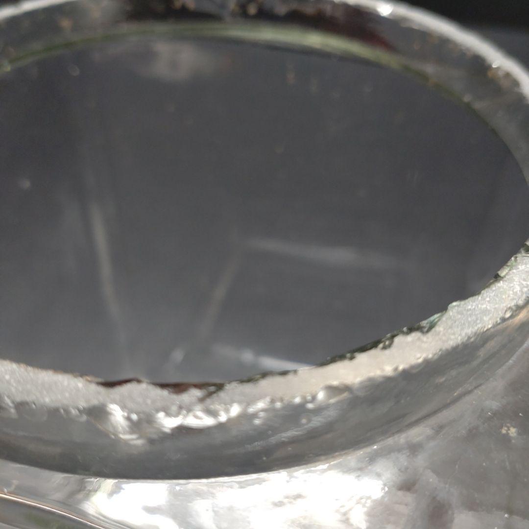 アンティーク　昭和レトロ　蓋付き駄菓子ビン