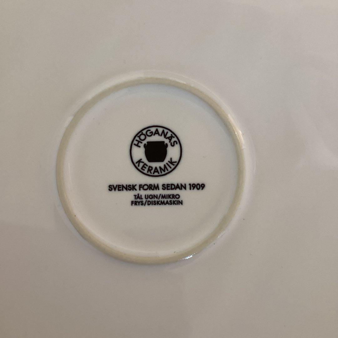 HOGANASKERAMICホガナスケラミック30cmペア白プレート未使用《A》