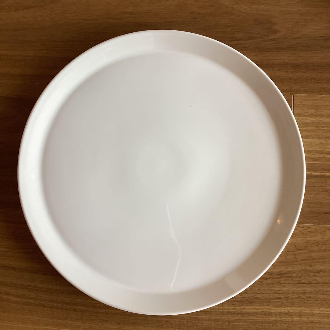 HOGANASKERAMICホガナスケラミック30cmペア白プレート未使用《A》