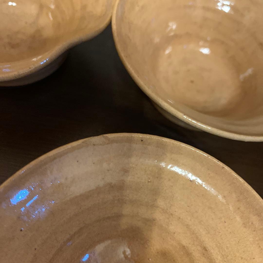 骨董品　萩焼煎茶茶碗　5個組