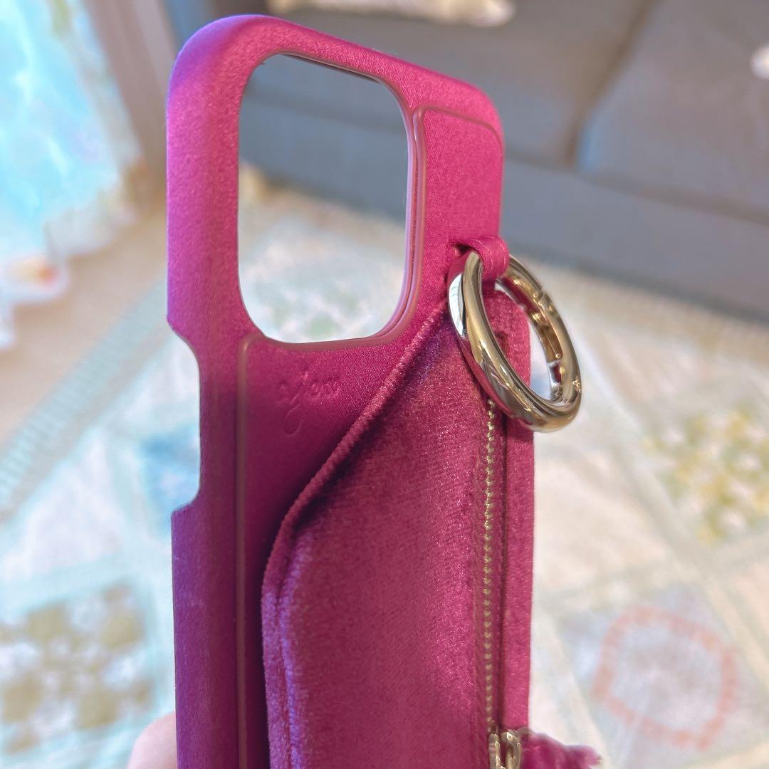 iPhone14pro ajwe ケース　パープル