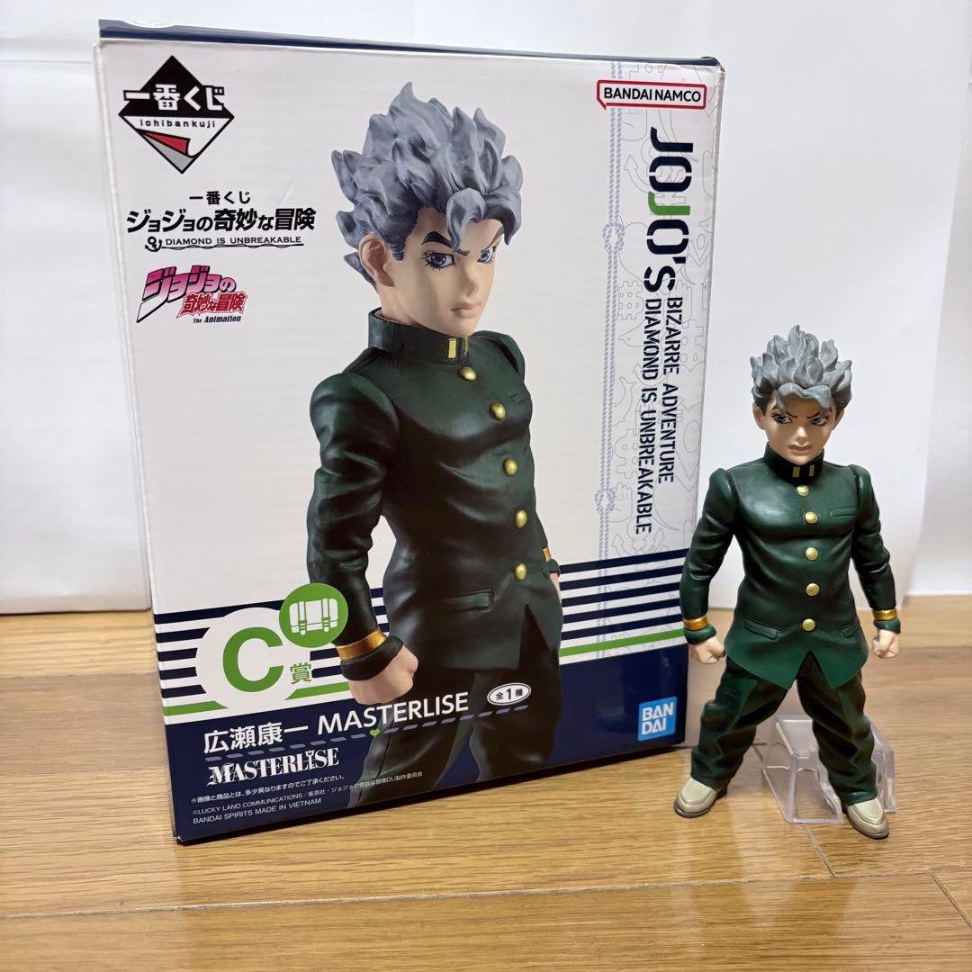 一番くじ　ジョジョの奇妙な冒険　岸辺露伴　広瀬康一　フィギュア