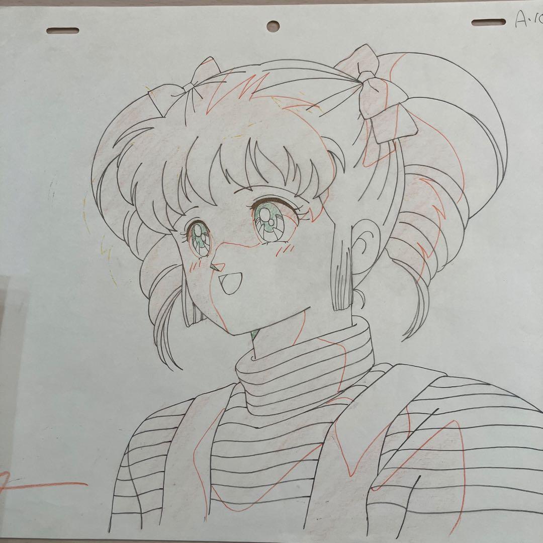 アイドル伝説えり子　直筆　動画　セル画