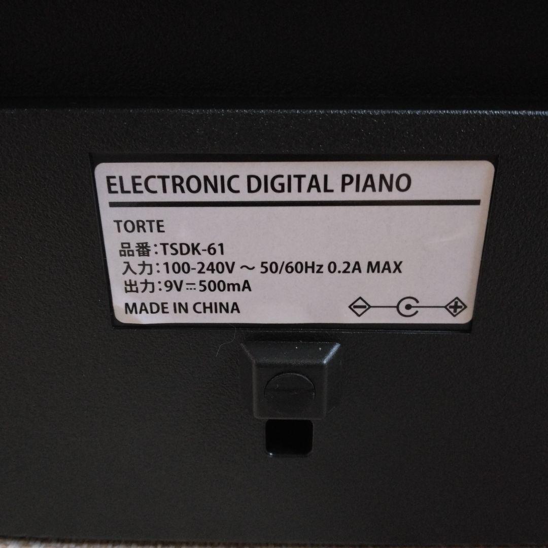 TORTE TSDK-61 61鍵スリムデジタルキーボード