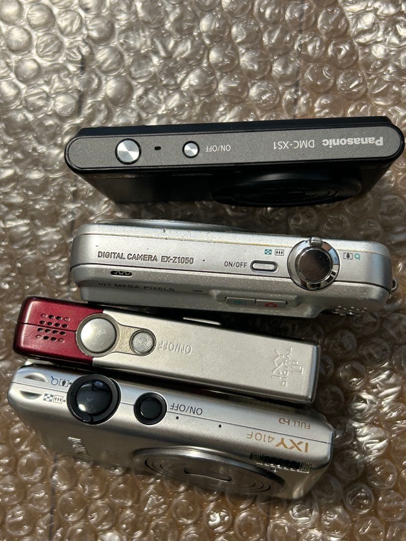 デジカメ4点　CASIO EXILM Canon IXY LUMIX