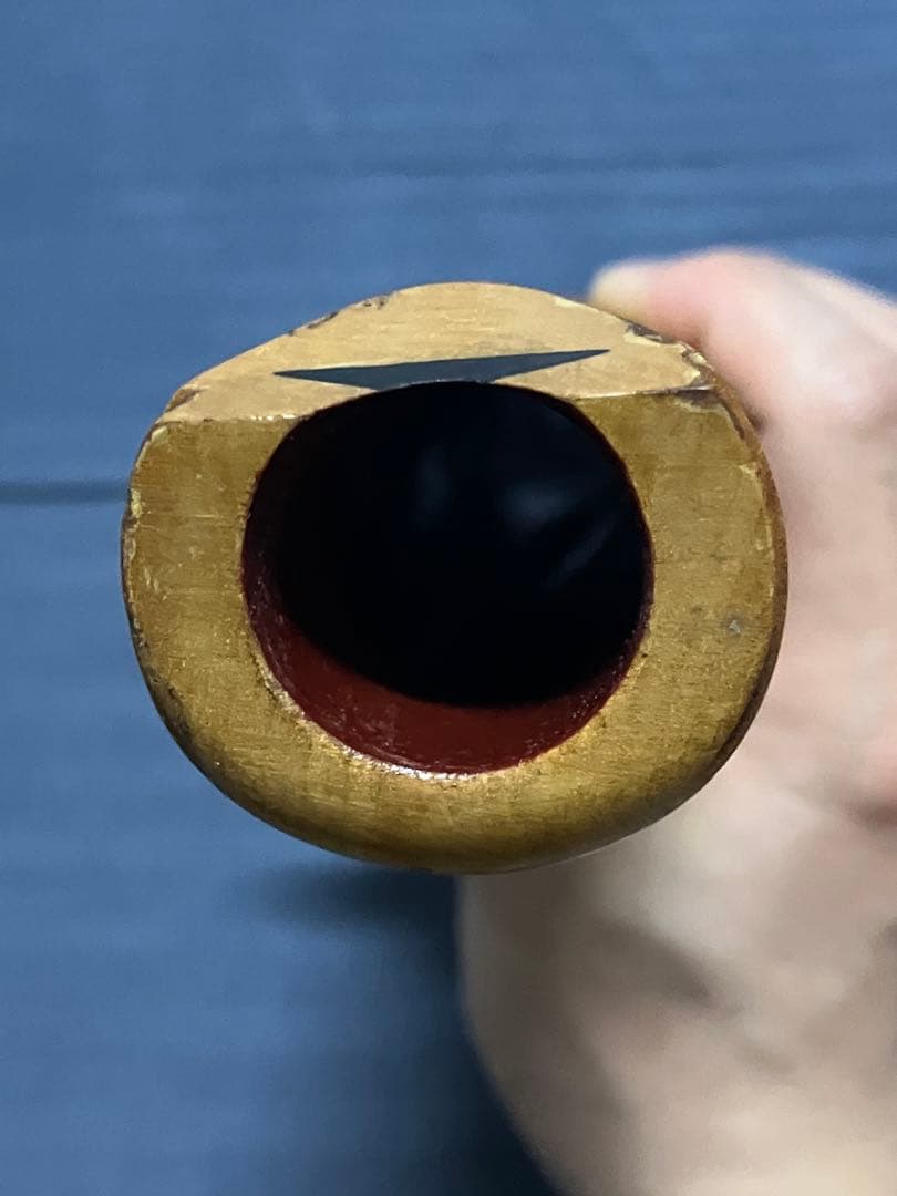 【美品】尺八 竹製 （2尺約60cm・中継ぎタイプ）