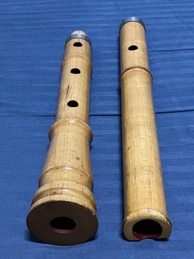 【美品】尺八 竹製 （2尺約60cm・中継ぎタイプ）