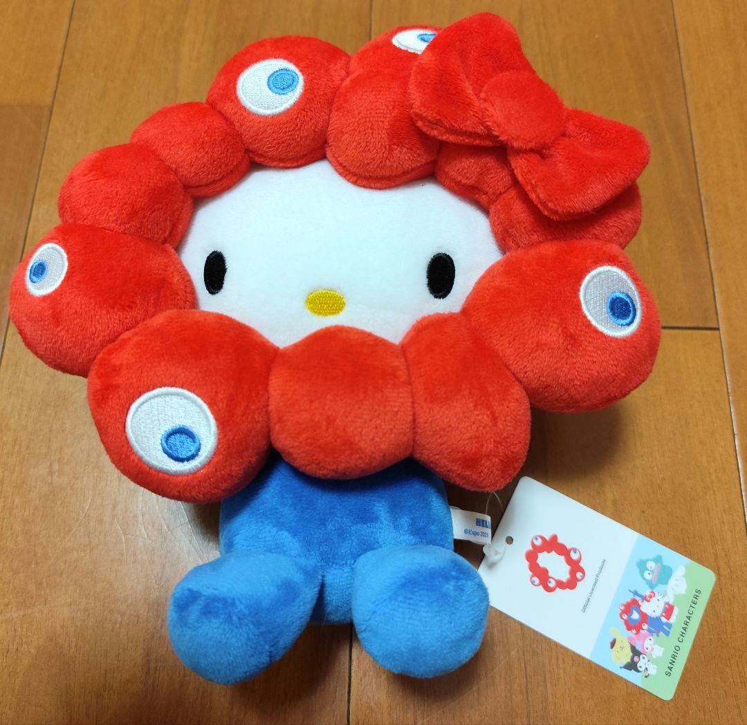 EXPO2025サンリオミャクミャクぬいぐるみM キティちゃん