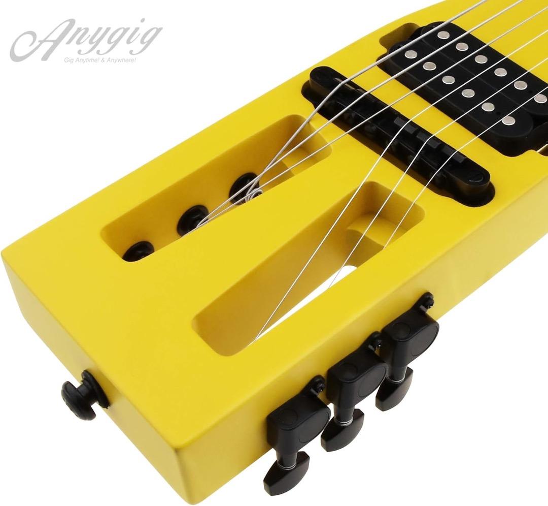 Anygigポータブルトラベルエレキギター 82CM　⚠️ブラウン