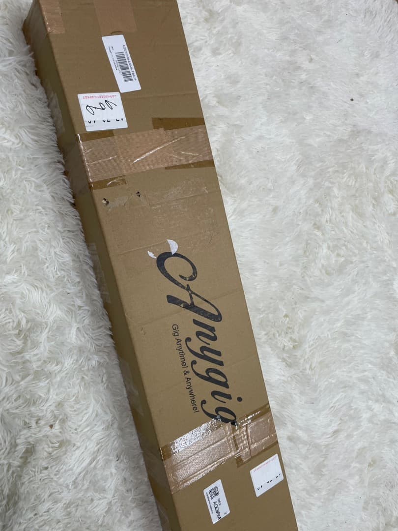 Anygigポータブルトラベルエレキギター 82CM　⚠️ブラウン