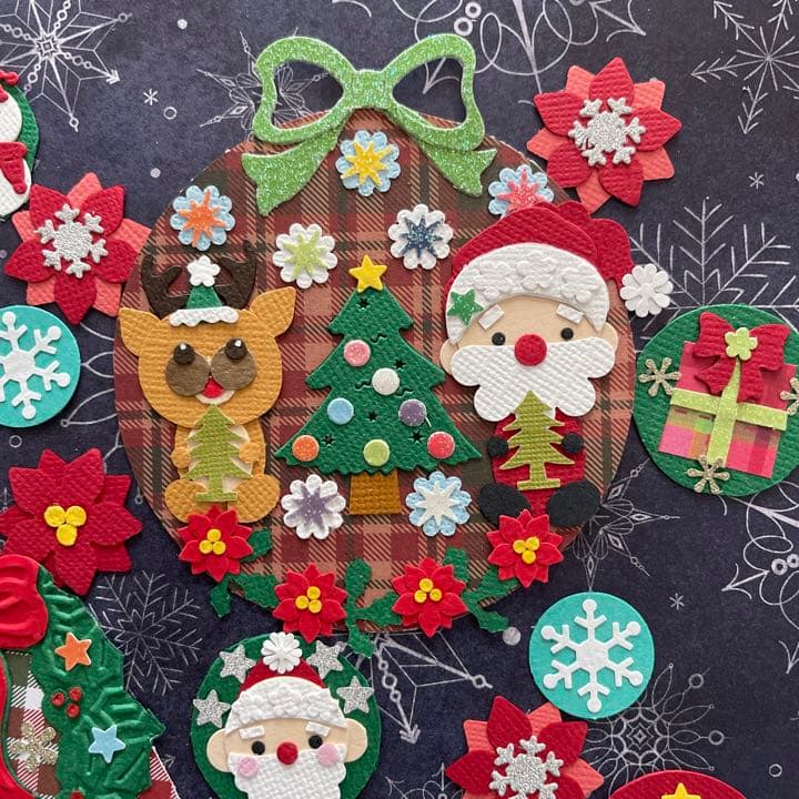 ★クリスマスクラフトDセット★サンタクロース★トナカイ★スノーマン★アルバム