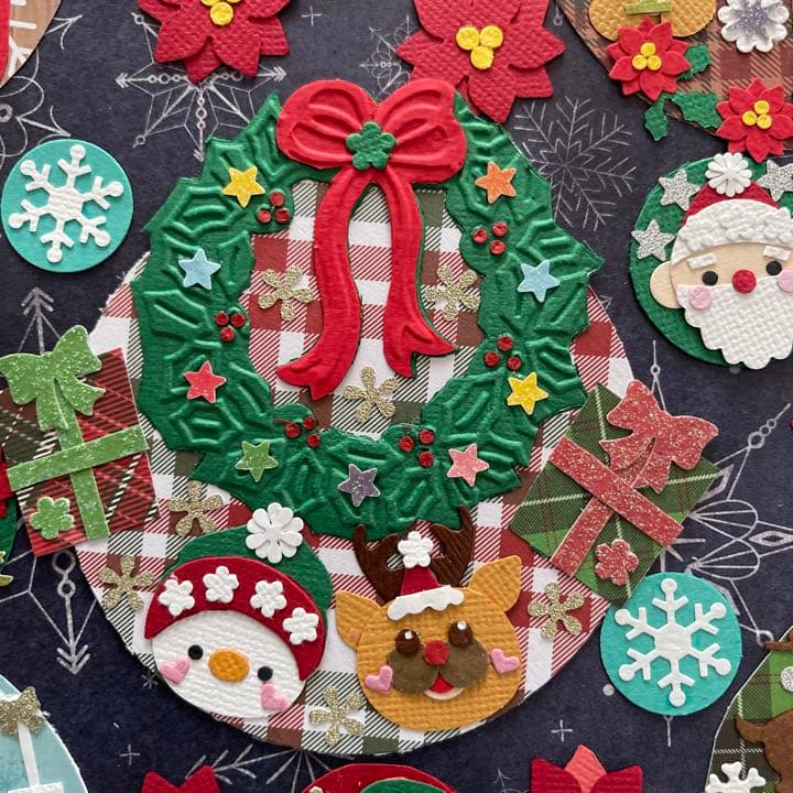 ★クリスマスクラフトDセット★サンタクロース★トナカイ★スノーマン★アルバム