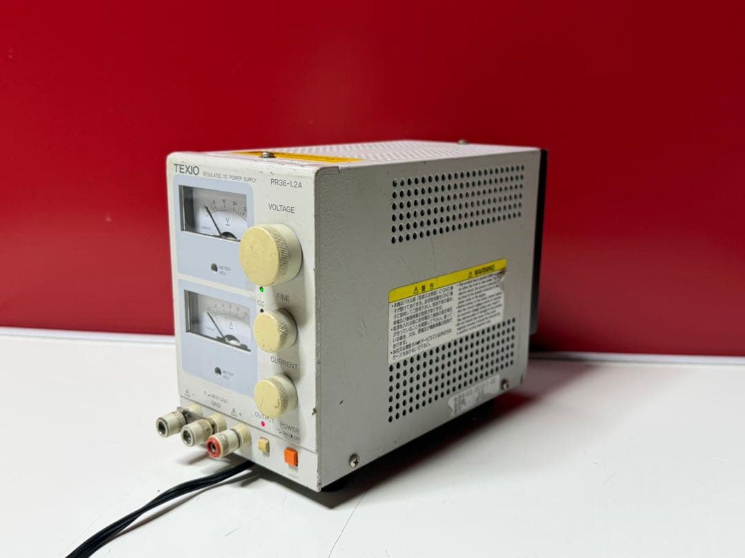 TEXIO テクシオ PR36-1.2A 直流安定化電源 動作確認済み