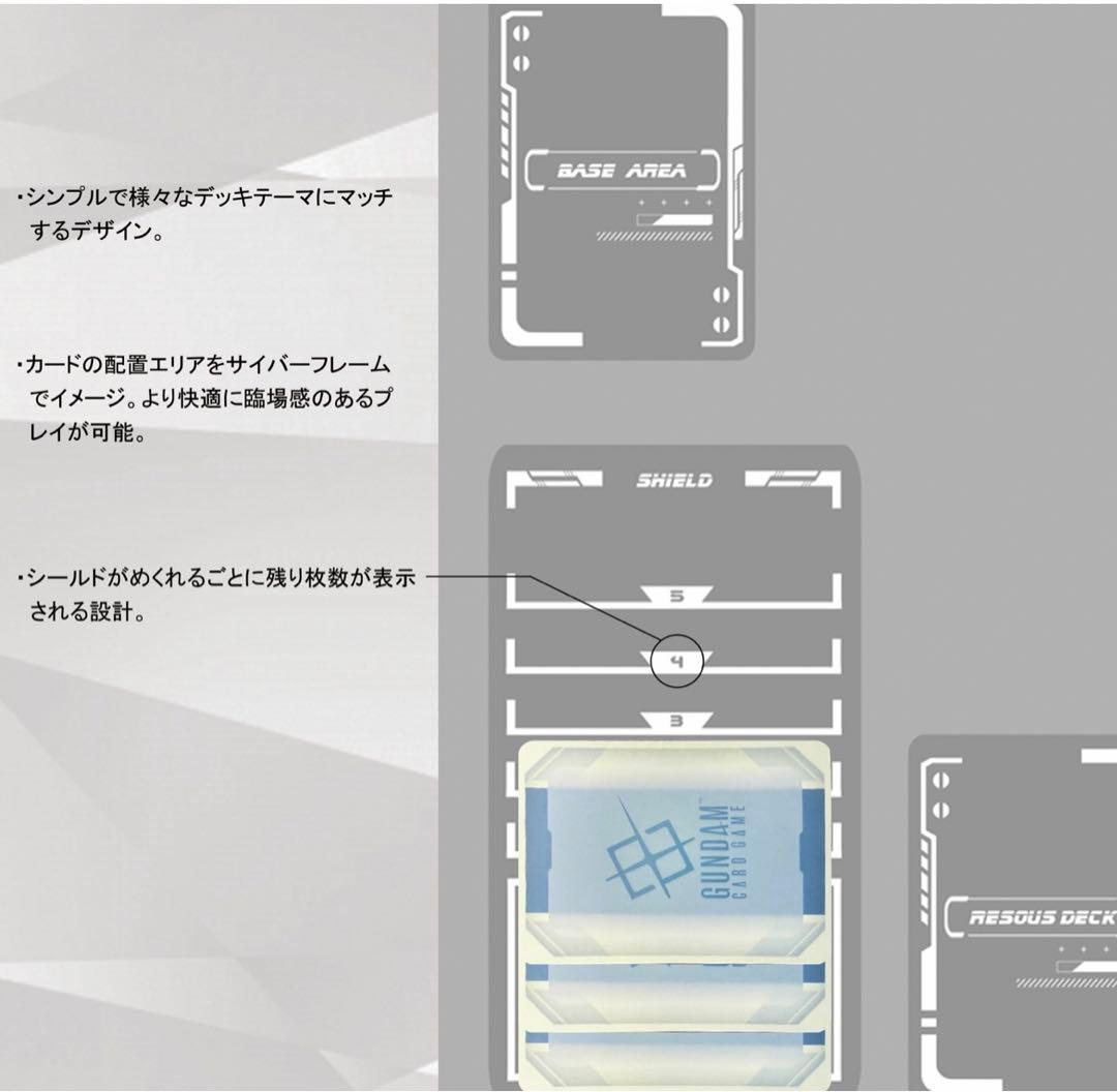 プレイマット　2種セット　グレイ　ブルー
