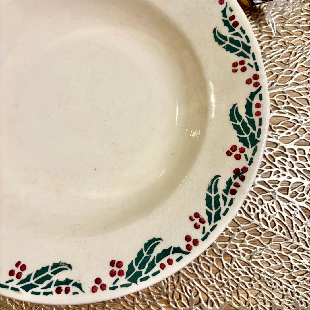 フランスアンティーク˚✧₊ ヒイラギꕤ︎︎クルーズプレートB ❁ ❁