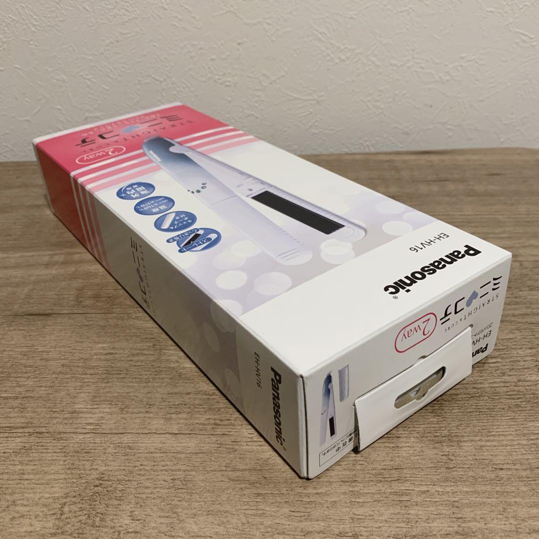【新品】パナソニック ヘアーアイロン ミニコテ 2Way　EH-HV16　ブルー