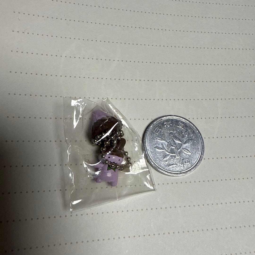 【平成レトロ】　meiji アポロちゃん　ミニチュアキーチェーン　キーホルダー