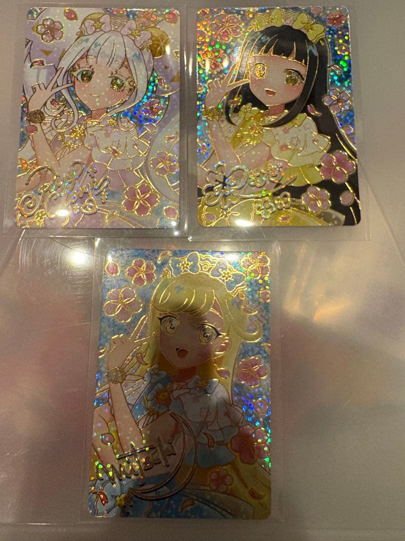 映画　ひみつのアイプリ　入場者特典　みつき　リング姫　つむぎ