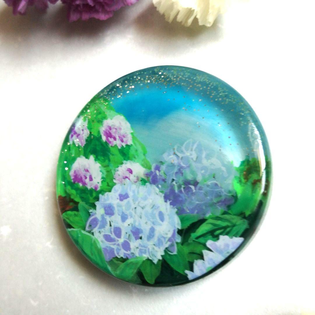 【278】ハンドメイド　レジン　ヘアゴム　ポニーフック