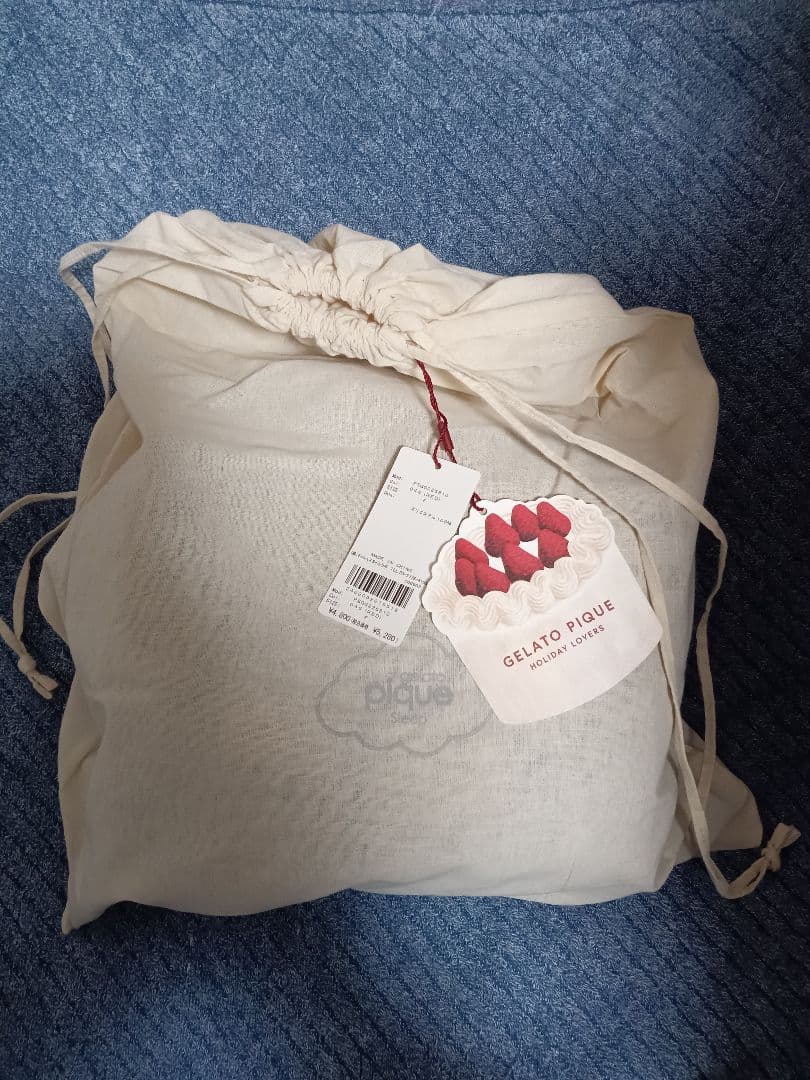 ジェラートピケSleep【HOLIDAY】 ベアJQDピローケース RED