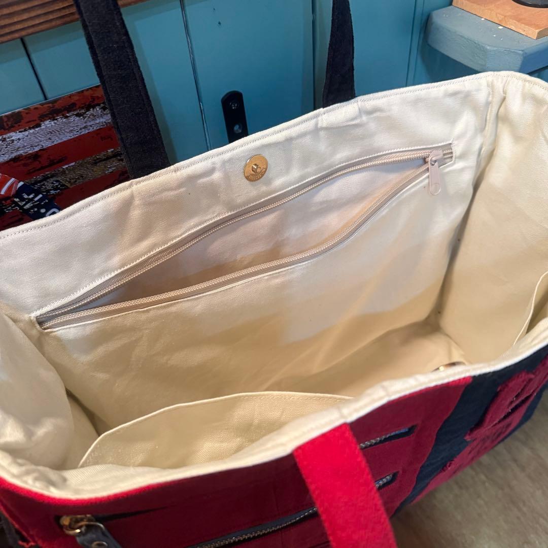 デニムリメイク　　男前×ポケットだらけのトートバッグ