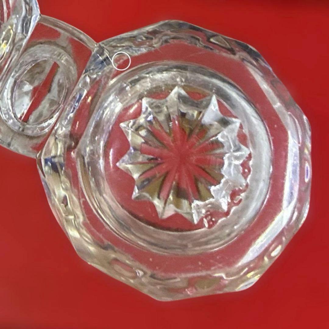 バカラ ソルト&ペッパー　調味料入れ　2点　ダイヤモンド型　　希少作品　高級品