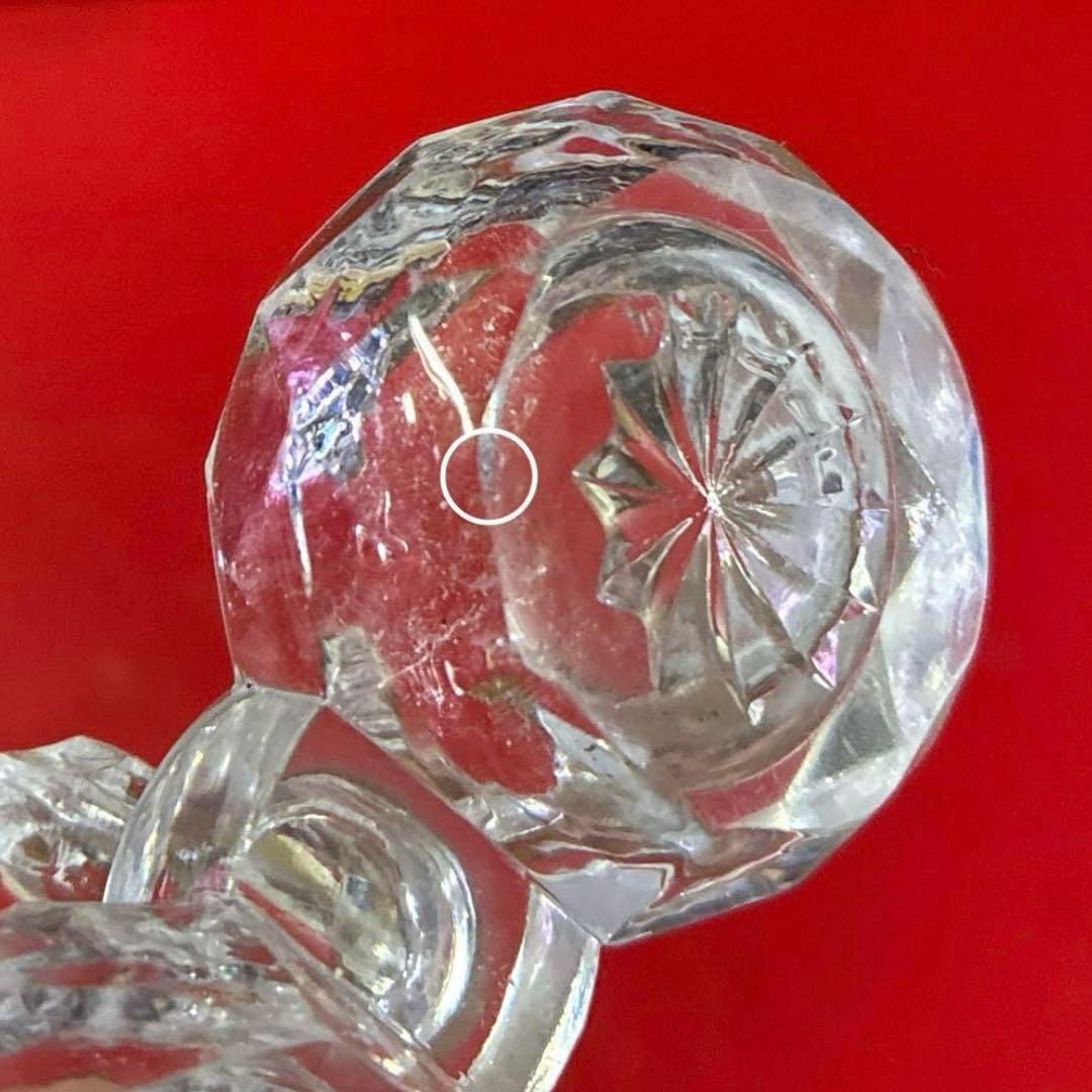 バカラ ソルト&ペッパー　調味料入れ　2点　ダイヤモンド型　　希少作品　高級品