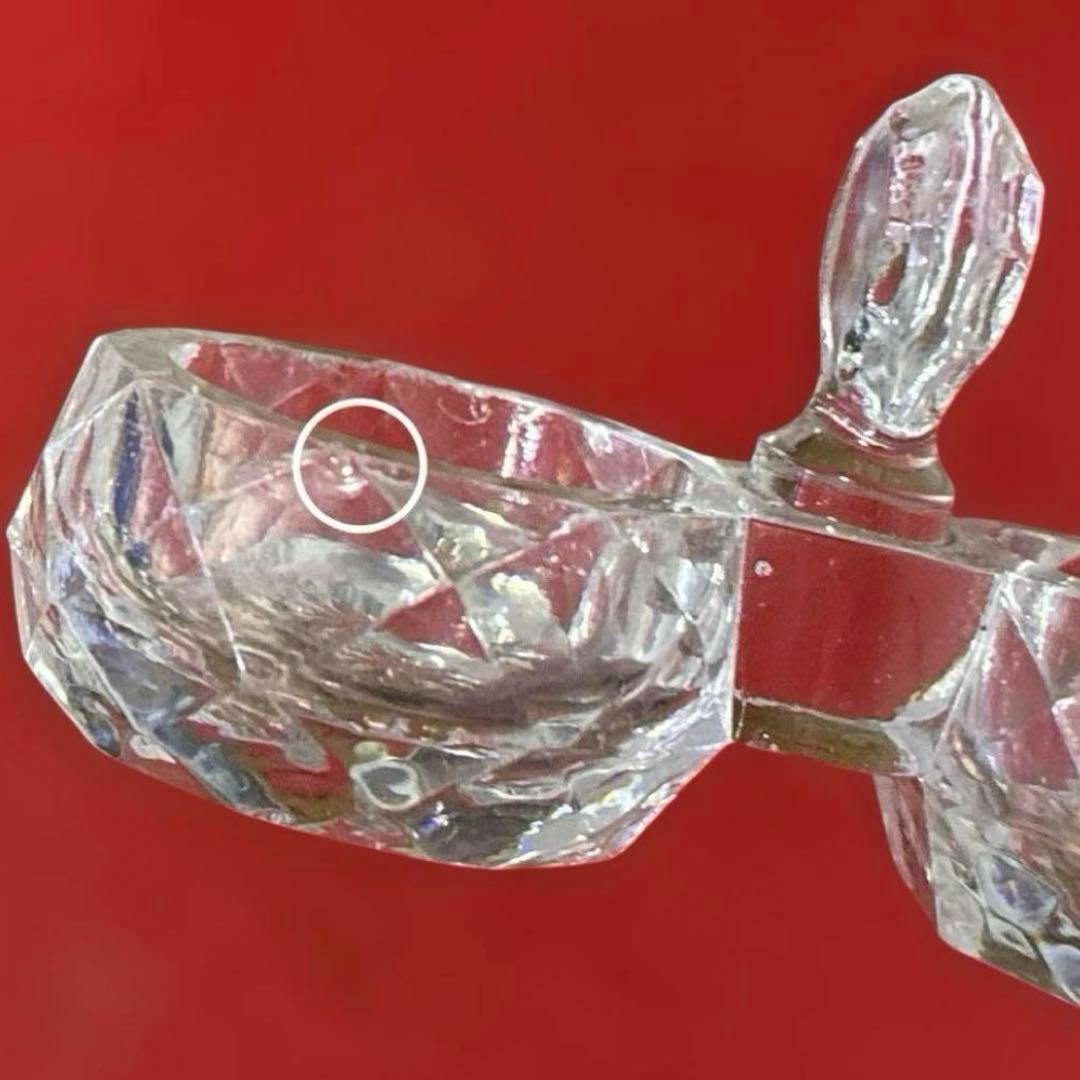 バカラ ソルト&ペッパー　調味料入れ　2点　ダイヤモンド型　　希少作品　高級品