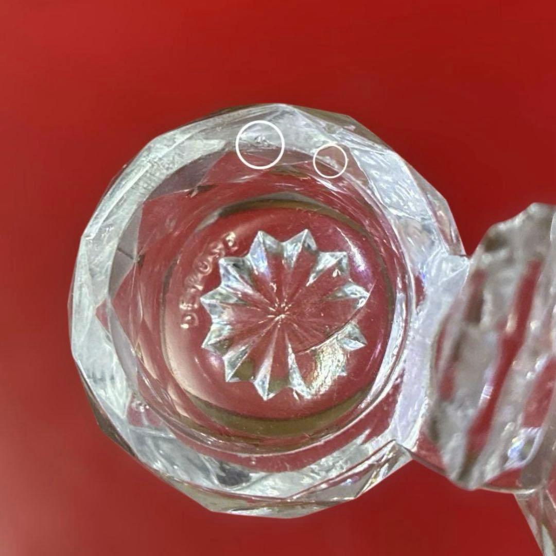 バカラ ソルト&ペッパー　調味料入れ　2点　ダイヤモンド型　　希少作品　高級品