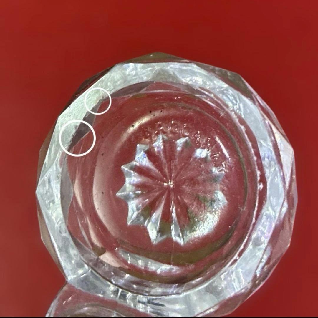 バカラ ソルト&ペッパー　調味料入れ　2点　ダイヤモンド型　　希少作品　高級品