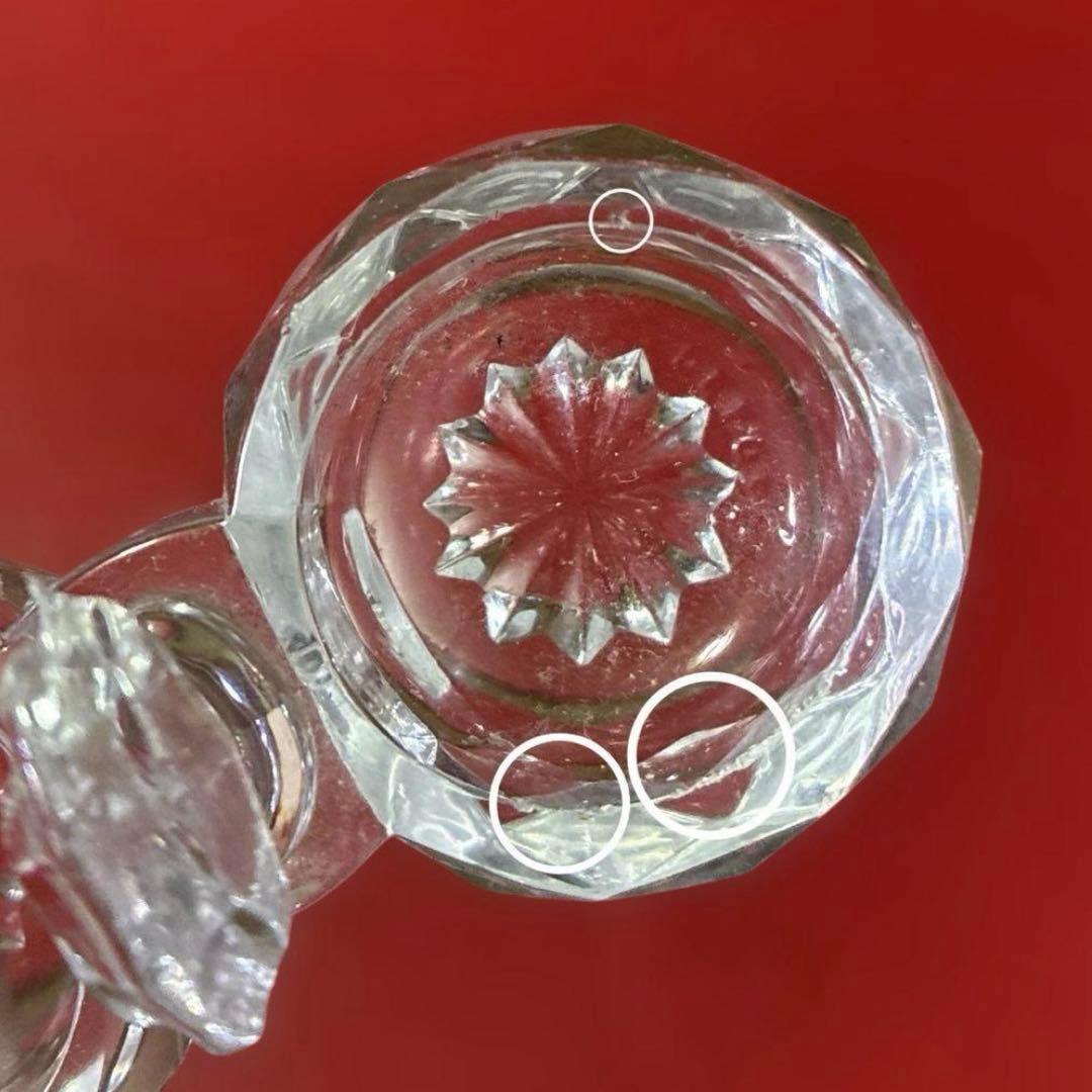 バカラ ソルト&ペッパー　調味料入れ　2点　ダイヤモンド型　　希少作品　高級品