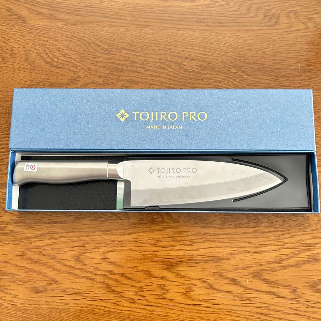 【美品】藤次郎 出刃包丁 プロ仕様 家庭用 魚捌き 包丁 オールステンレス