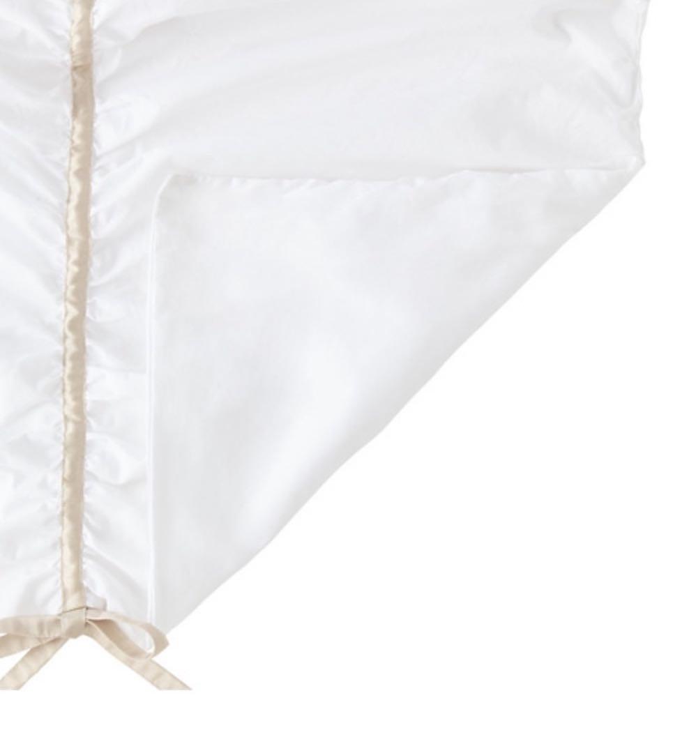 新品未開封大人気！フランフラン ロベリー 掛け布団カバー　ダブル　ホワイト　白