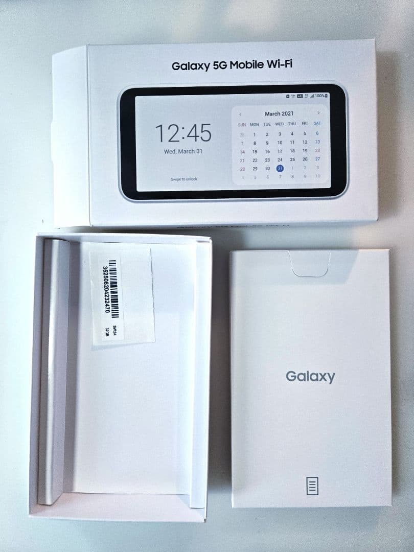 【美品】SAMSUNG Galaxy 5G Mobile Wi-Fi SCR01