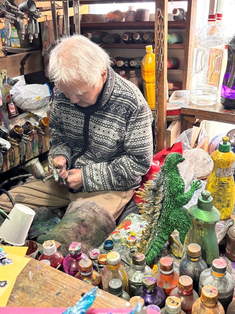 東宝30ｃｍシリーズ 後藤彩色所×酒井ゆうじ　ゴジラ2002　嵐の中の攻防